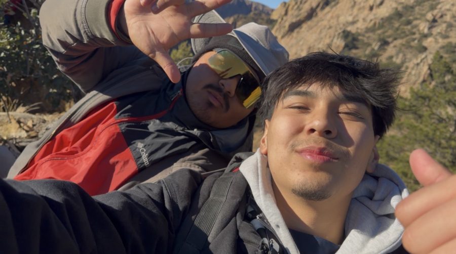 Eduardo Gonzales outdoors in the mountains