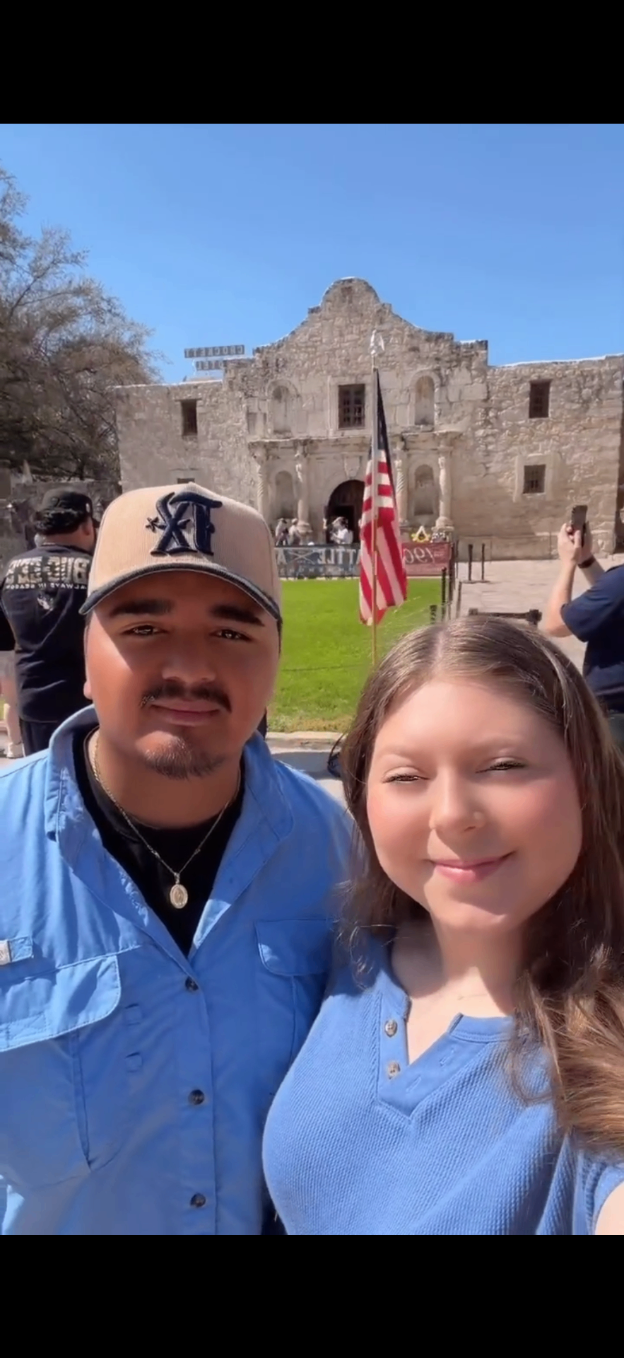 Eduardo Gonzales in San Antonio at the Alamo